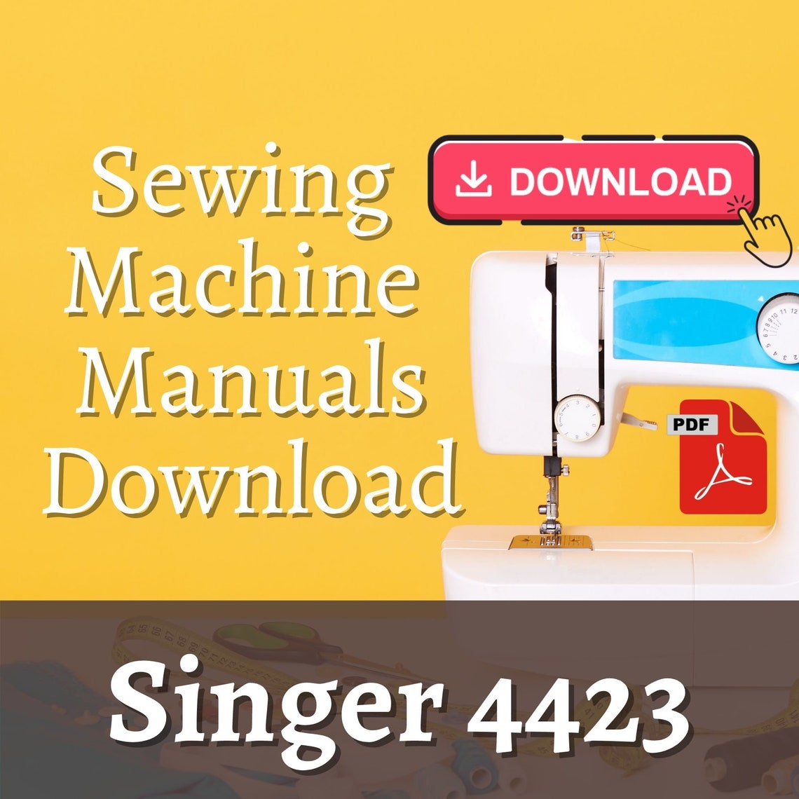 Singer 4423 Sewing Machine / 4423 heavy duty english Etsy