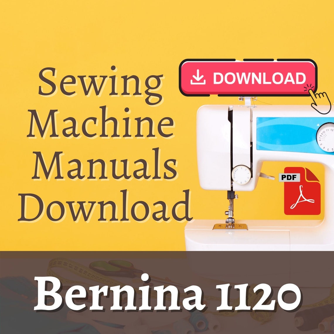 Bernina 1120 Instruction and Service Manual / Bernina 1120 Etsy