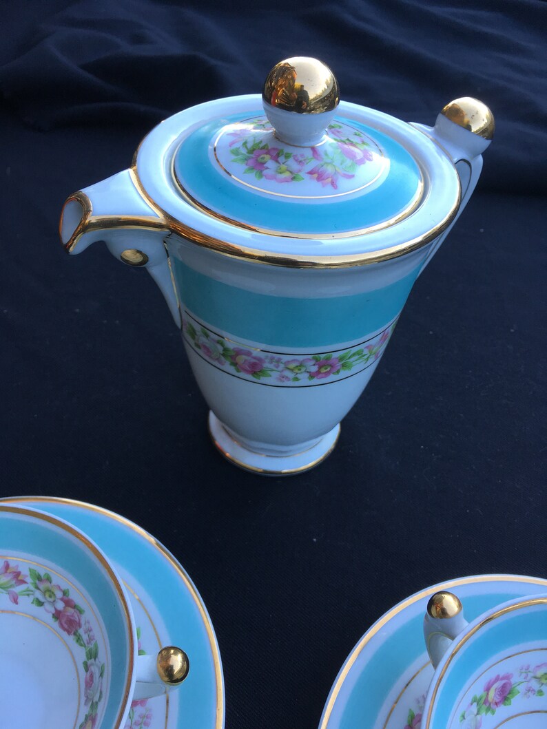 26 Piece Lucien Michelaud Limoges Bone China Coffee/hot Etsy