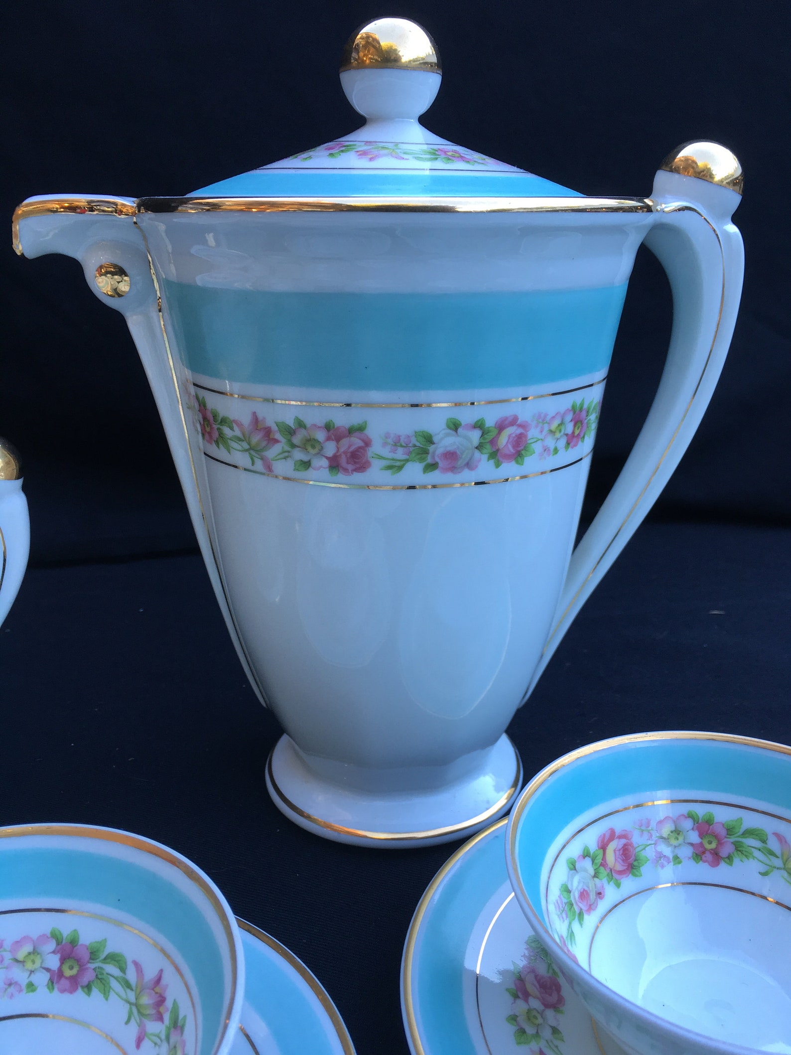 26 Piece Lucien Michelaud Limoges Bone China Coffee/hot Etsy