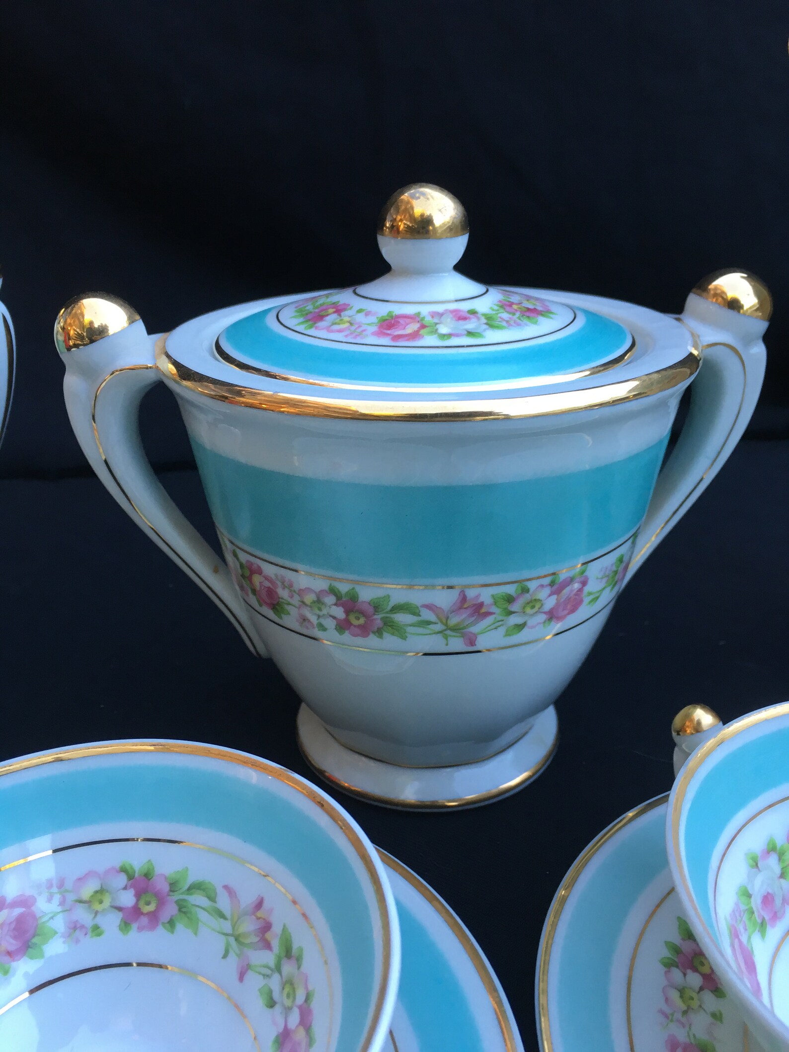 26 Piece Lucien Michelaud Limoges Bone China Coffee/hot Etsy