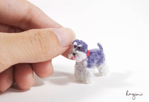 stuffed miniature schnauzer