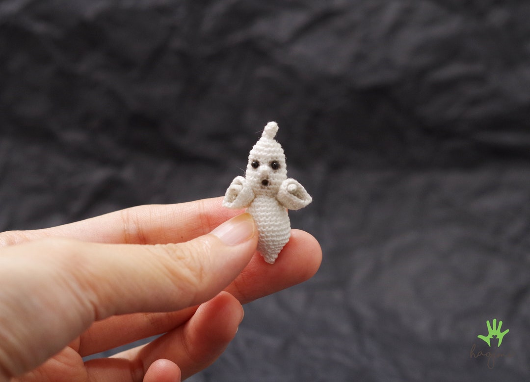 Tiny Ghost Crochet Halloween Crochet Amigurumi Toy Made to Order Etsy