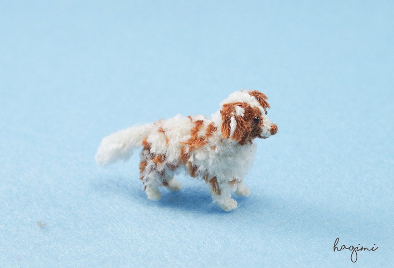 Miniature Crochet Australian Shepherd Dog Tiny Australian Etsy