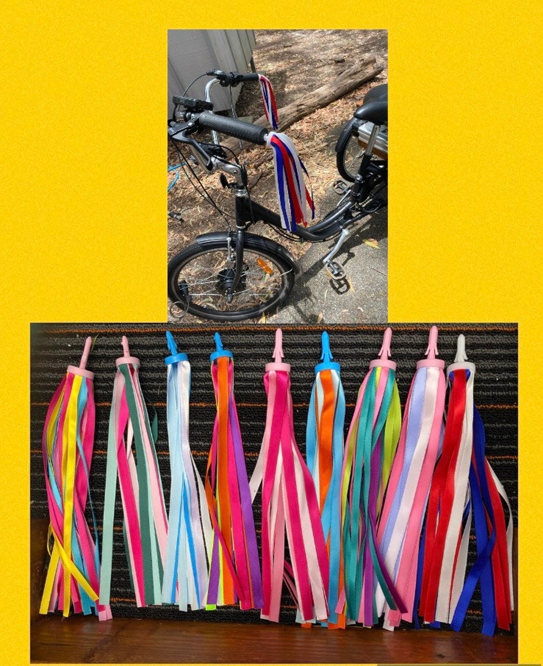 Children/kids Bike Handlebar Tassels/streamer Tassels Ribbon Decoration