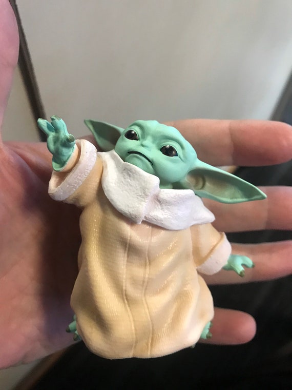 Disney Kawaii Baby Yoda Grogu Cup Action Figure Toys StarWars