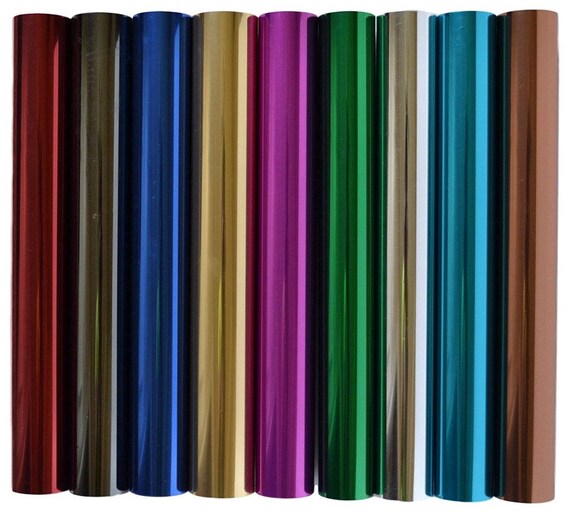 ELASTIC FOIL HTV 10 Sheet Multipack Metallic Heat Transfer Etsy