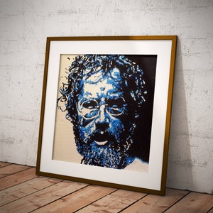 Richard Dreyfuss aka Matt Hooper Wall Art | Pop Culture | Print | Portrait | Home Decor | Gift Idea