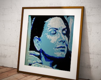 Pamela Rabe aka Governor Joan Ferguson Wall Art | Pop Culture | Wentworth | Print | Portrait | Home Decor | Gift Idea