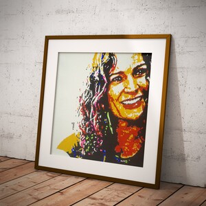 Danielle Cormack aka Bea Smith Wall Art | Pop Culture | Wentworth | Xena | Print | Portrait | Home Decor | Gift Idea