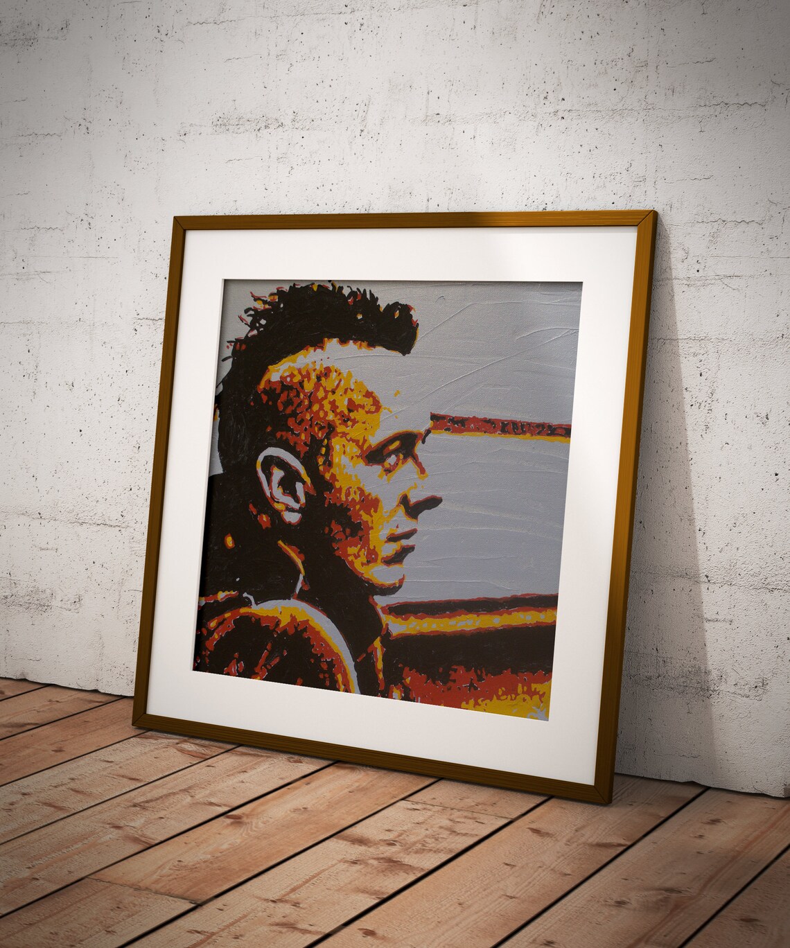 Joe Strummer (The Clash) Pop Art Poster – Kunstdruck 40x30 Cm Auf 300g Satinpapier | Von Lokalen Künstlern Gestaltet | Perfekt Für Musikfans