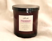 Rose Geranium & Palmarosa Soy Candle | 100% Pure Essential Oils | 150g, 285g, 450g