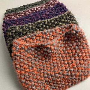 Chunky Mohair Tube Scarf