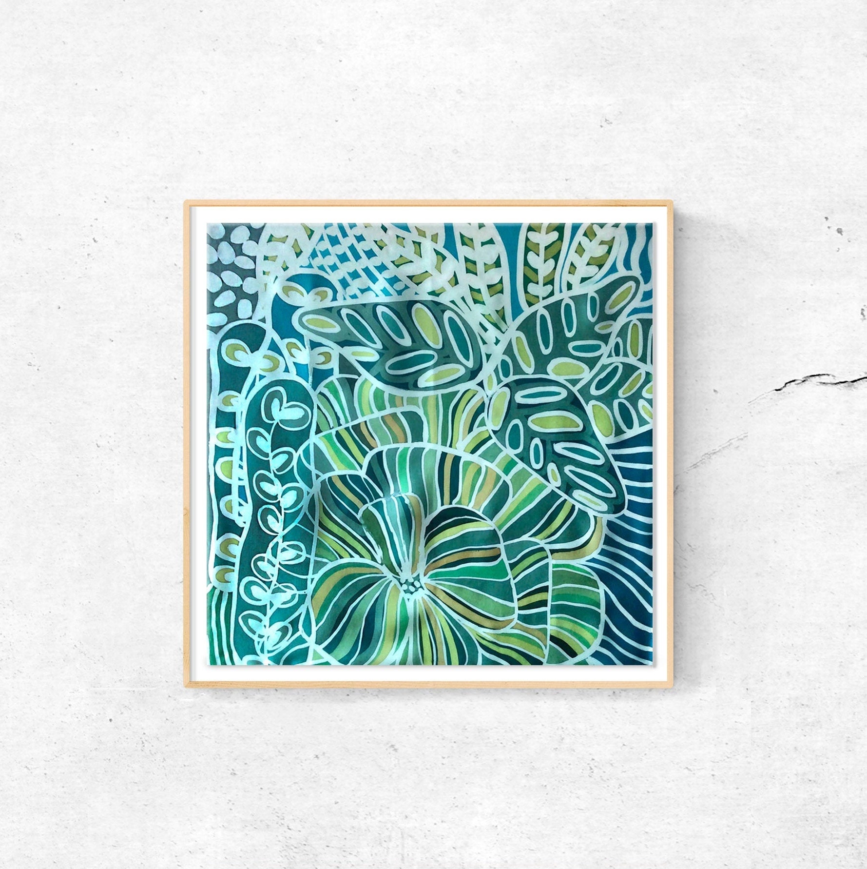 Batik Wall Art for Decor Your Home With Style. Set of Two Etsy