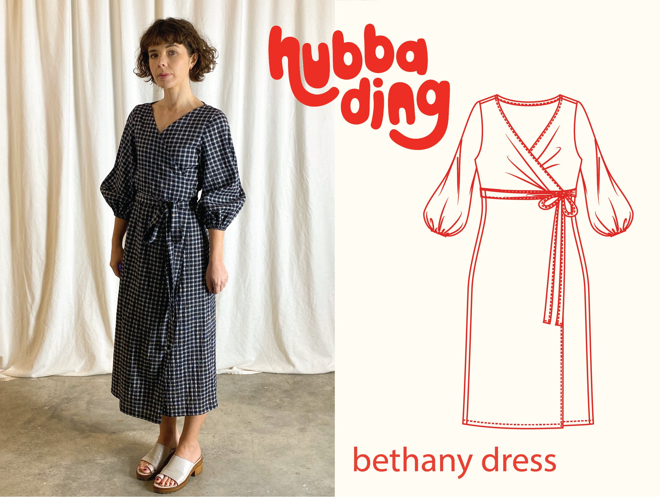 wrap dress sewing pattern