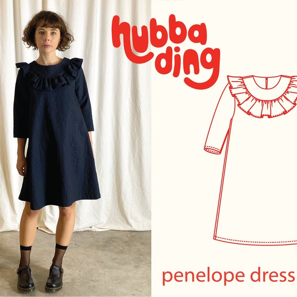 Ruffle collar dress / top sewing pattern