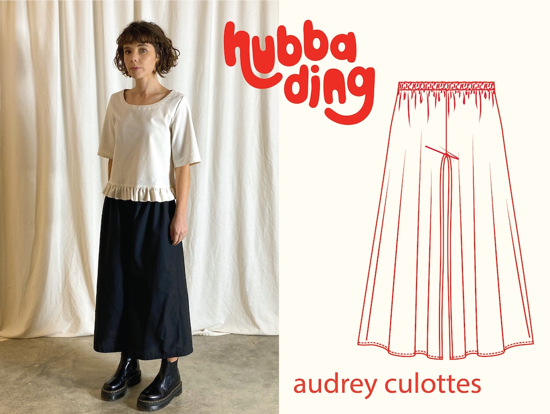 Audrey Culottes Sewing Pattern - Etsy Audrey Culottes Sewing Pattern - Etsy