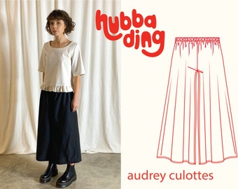 Culottes sewing pattern