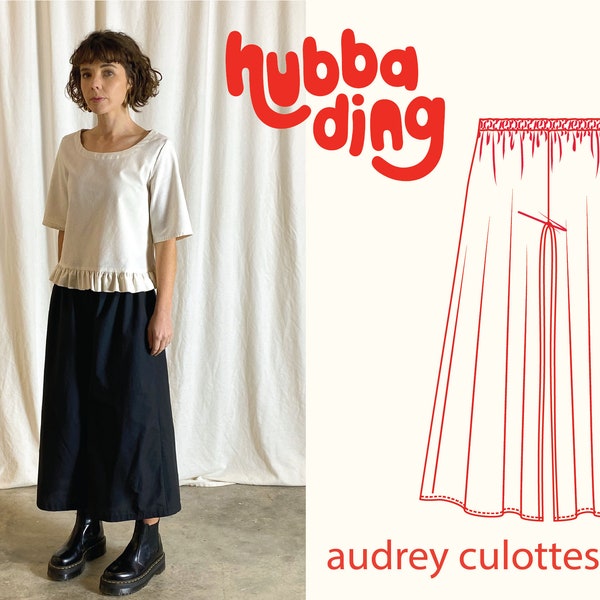 Patron de couture jupe-culotte