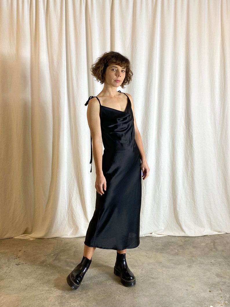 Cowl Neck Slip Dress Sewing Pattern Etsy