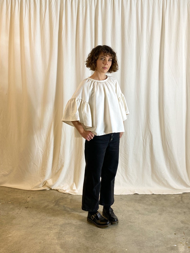 Raglan sleeve top sewing pattern image 3