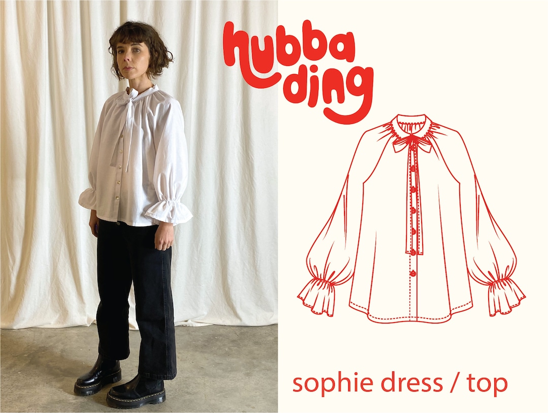 Sophie Dress / Top Sewing Pattern - Etsy UK