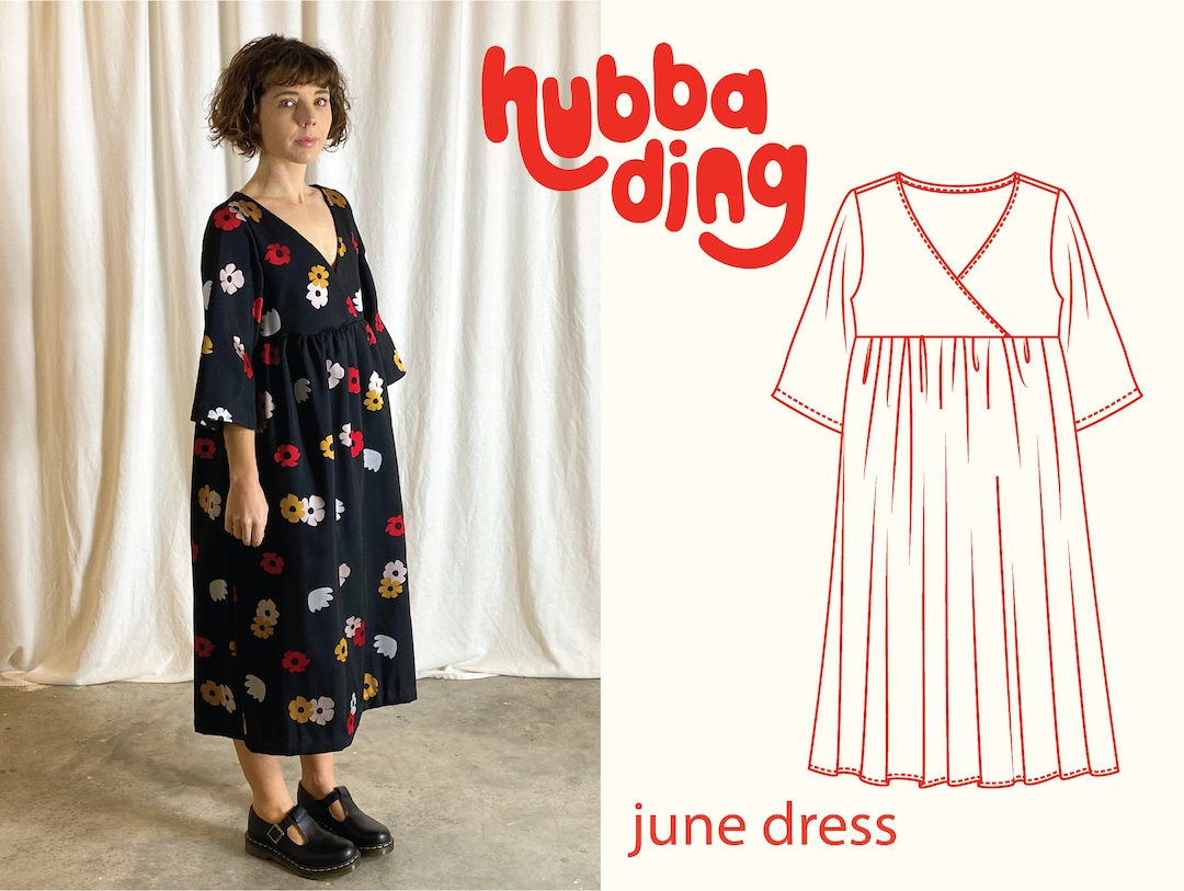 June Dress Sewing Pattern - Etsy UK