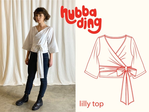 Wrap Top Sewing Pattern Etsy