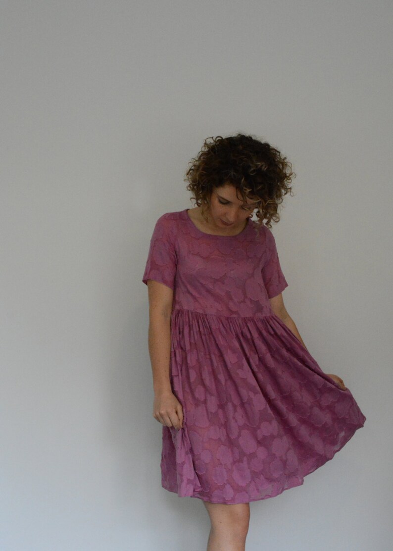 Smock dress PDF sewing pattern Etsy