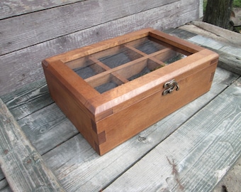 Watch Box for Men, Men's Watch Case, Wood Watch Box, Watch Box for 6 Watches, Watch Box