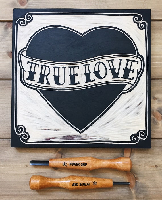 Heart Wood Cut // True Love // Heart // Tattoo Art // - Etsy Norway Heart Wood Cut // True Love // Heart // Tattoo Art // - Etsy Norway
