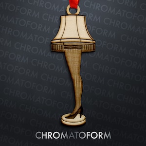 Leg Lamp - Major Award Ornament - Laser engraved