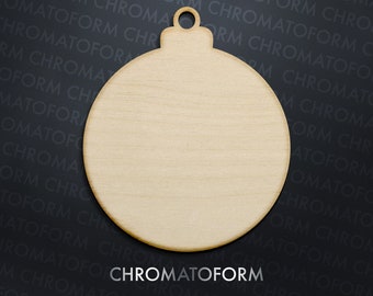 Blank Wood Christmas Ornament - Laser cut