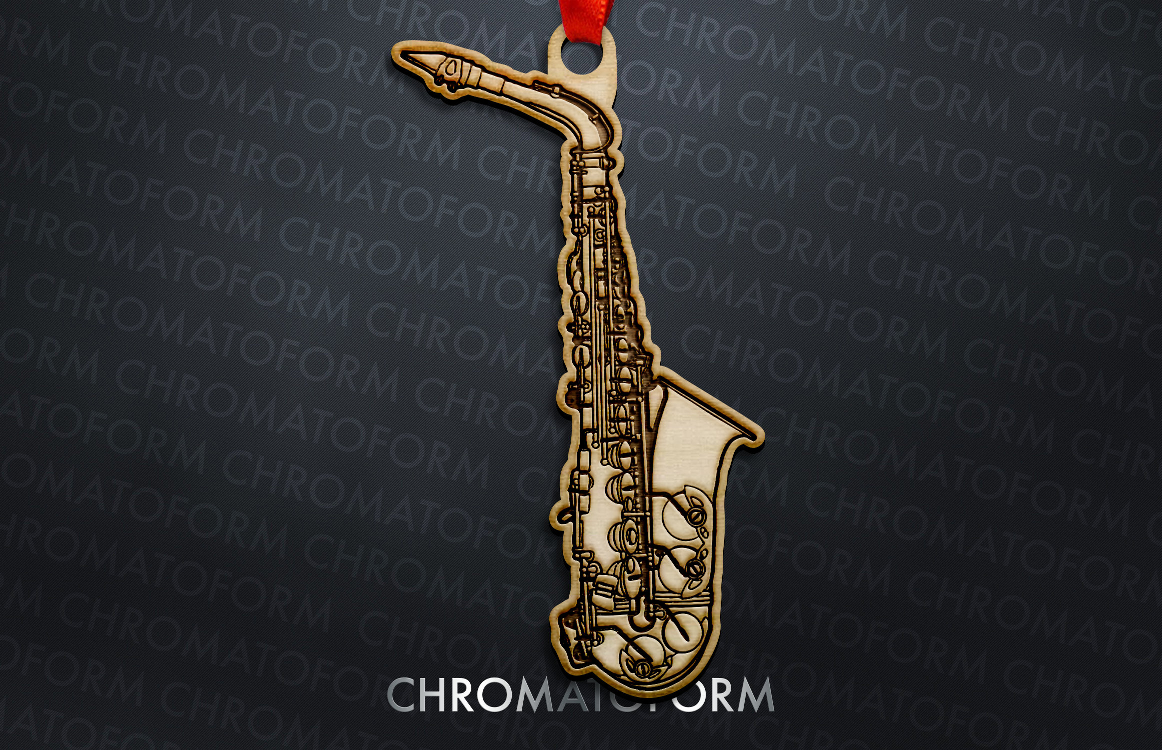 Alto Saxophone Christmas Ornament Laser Engraved Etsy