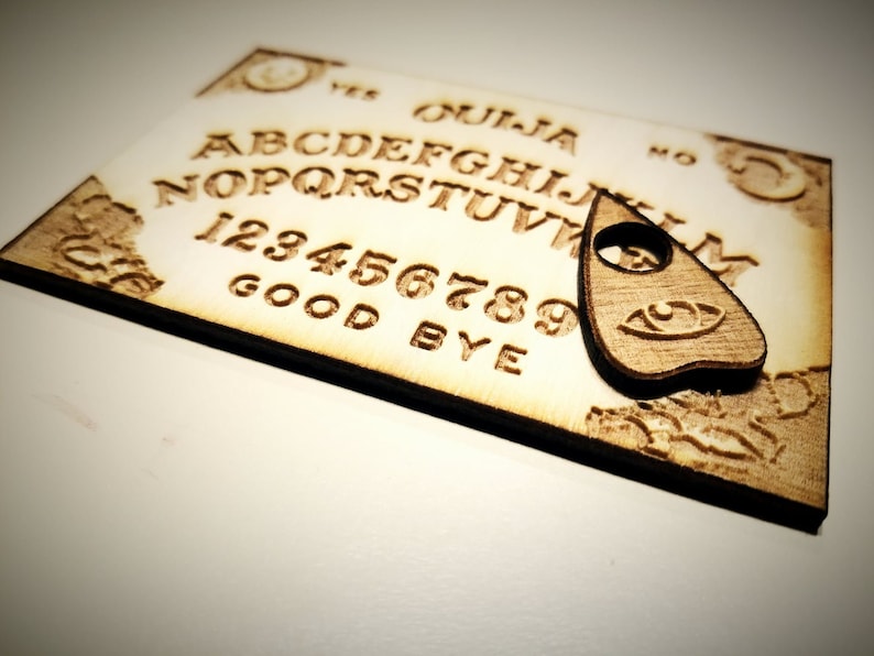Miniature Ouija Board Laser engraved | Etsy