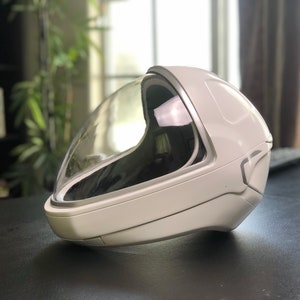 SpaceX Dragon Inspired Helmet Wearable Clear Visor