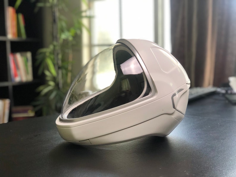 SpaceX Dragon Inspired Helmet Wearable Clear Visor