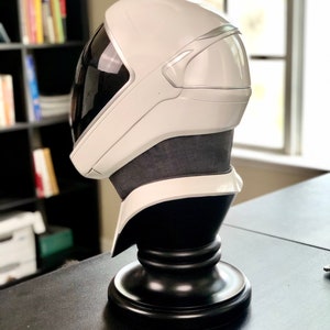 SpaceX Dragon Inspired Helmet Wearable With Helmet Stand