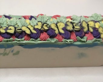 Wholesale soap by the loaf, customized made to order soaps. Sample Spring soaps wholesale soap orders