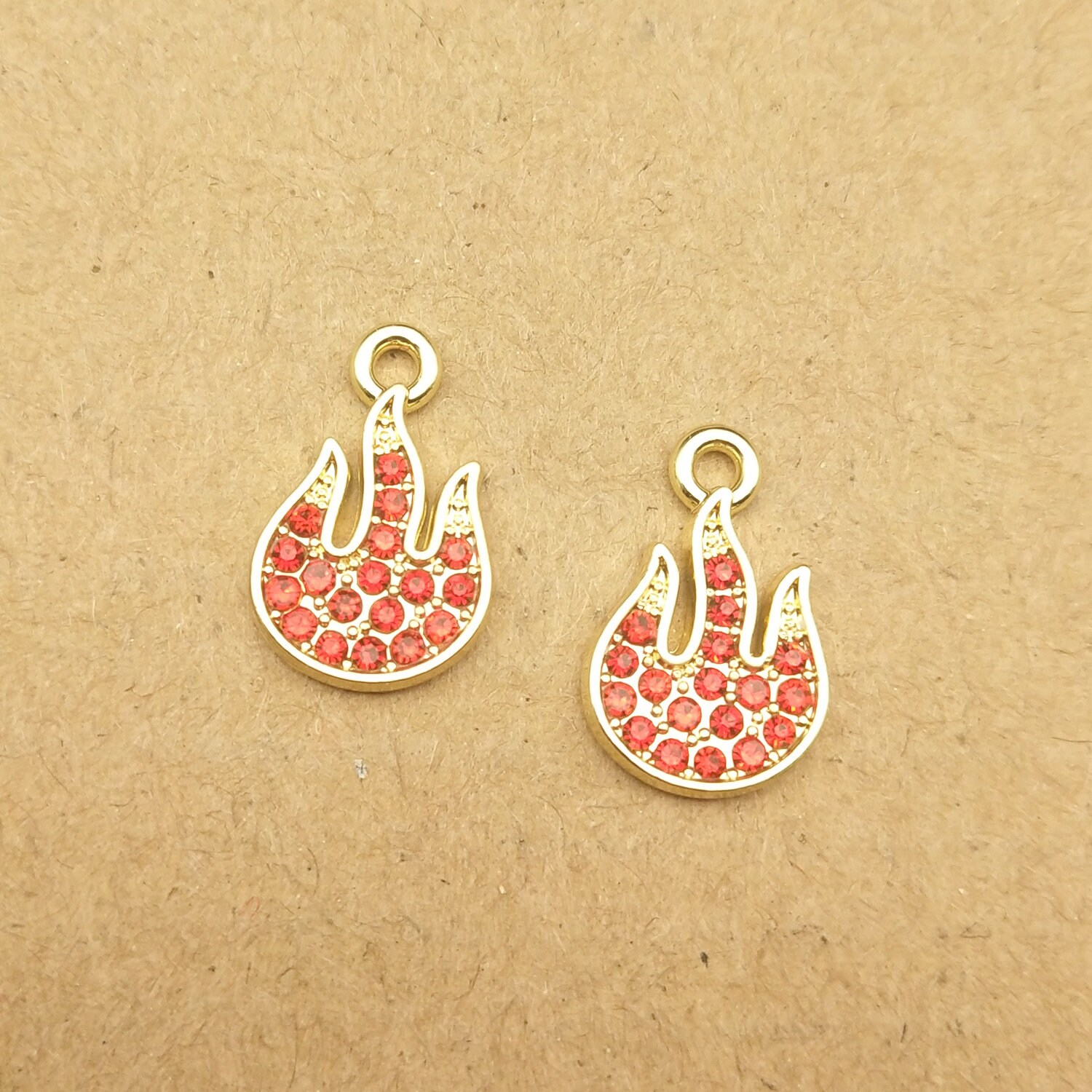10PCS Flame Charms Enamel Charm Diy Jewelry Accessories Etsy
