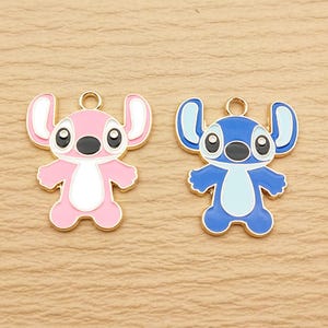 10pcs, Cartoon Charm Enamel Charm Bracelet Charm Necklace Charm Earring Pendant DIY Jewelry Accessories Alloy Metal Gold Plated