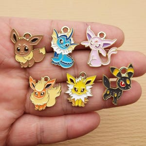 10/12 pièces, bracelet à breloques dessin animé collier à breloques pendentif bijoux accessoires fabrication de bricolage fournitures d&#39;artisanat alliage métal plaqué or