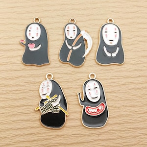 10pcs, Cartoon Anime Charm Enamel Charm Bracelet Charm Necklace Charm Earring Pendant DIY Making Jewelry Accessories Alloy Metal Gold Plated