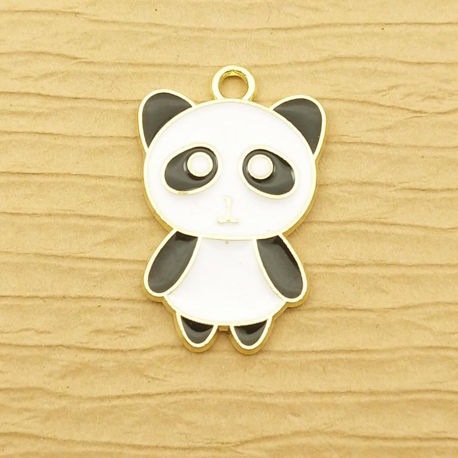 10PCS 1625MM Enamel Charm Panda Charm Animal Charm Gold Etsy