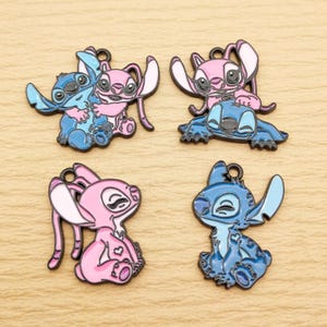 10/16pcs, Anime Cartoon Charm Bracelet Charm Necklace Pendant Earring Charm Jewelry Accessories Diy Craft Supplies Alloy Metal Black Plated