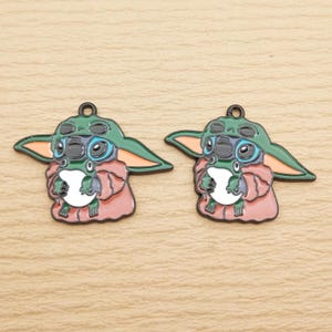 10pcs, Cartoon Charm Bracelet Charm Necklace Pendant Earring Charm Jewelry Accessories Diy Craft Supplies Alloy Metal Black Plated