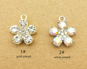 10PCS 1416MM Sakura Charms Flower Charm Enamel Charm - Etsy