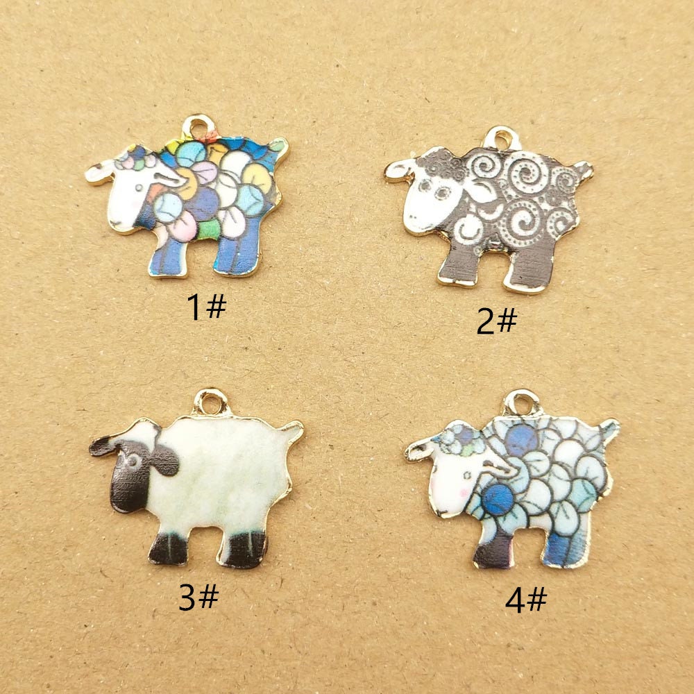 10PCS 1721MM Sheep Charms Animal Charm Jewelry Supplies Etsy