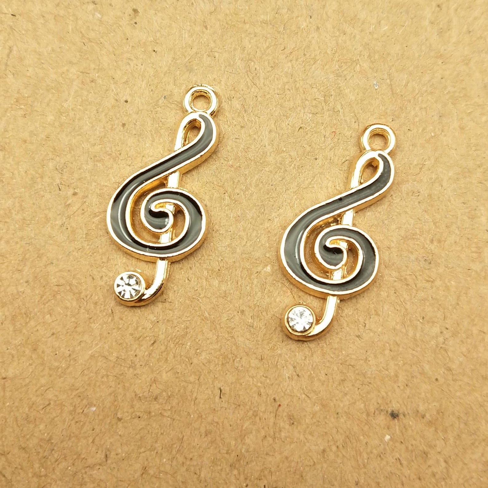 10PCS 922mm Music Note Charm Enamel Charms Bracelet Etsy