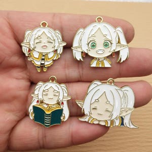 10/16pcs, Cartoon Charm Enamel Charm Bracelet Charm Necklace Charm Earring Pendant DIY Making Jewelry Accessories Alloy Metal Gold Plated